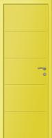 фото дверь капелли multicolor ф4г, ral1018 - жёлтый
