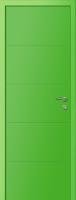фото дверь капелли multicolor ф4г, ral6018 - зелёный