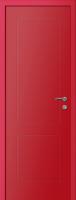 Дверь Капелли Multicolor Ф2К, RAL3020 - красный