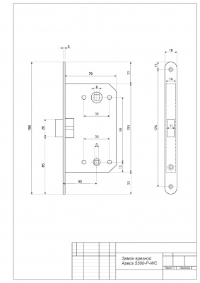 фото замок apecs модель 5300-wc-cr