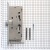 Замок с раздельным квадратом DOORLOCK V1901 для систем антипаники для противопожарных дверей