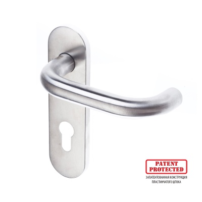 фото ручка дверная на планке doorlock 038kp/f-s9 pz72 для противопожарных дверей